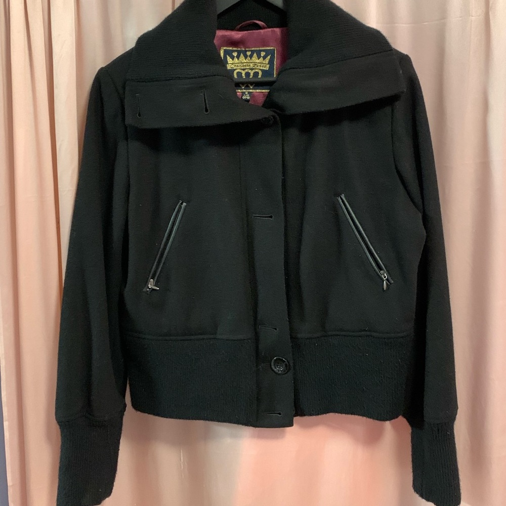 Charlotte Russi wool coat